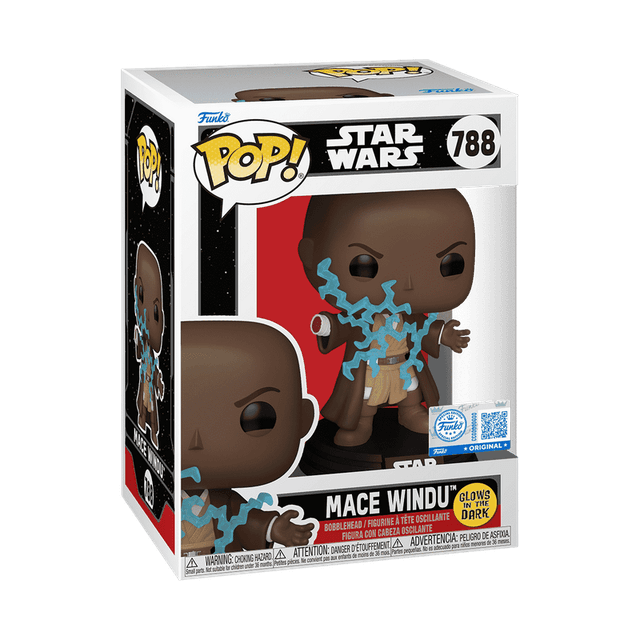 mace windu original blue glows in the dark 788