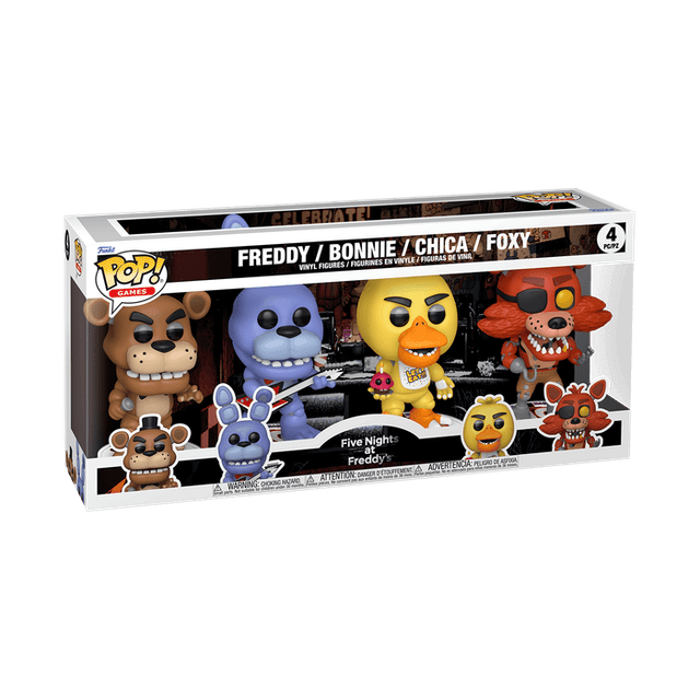 Freddy / Bonnie / Chica / Foxy #4 PC/PZ Funko Pop from Five Nights at Freddy's
