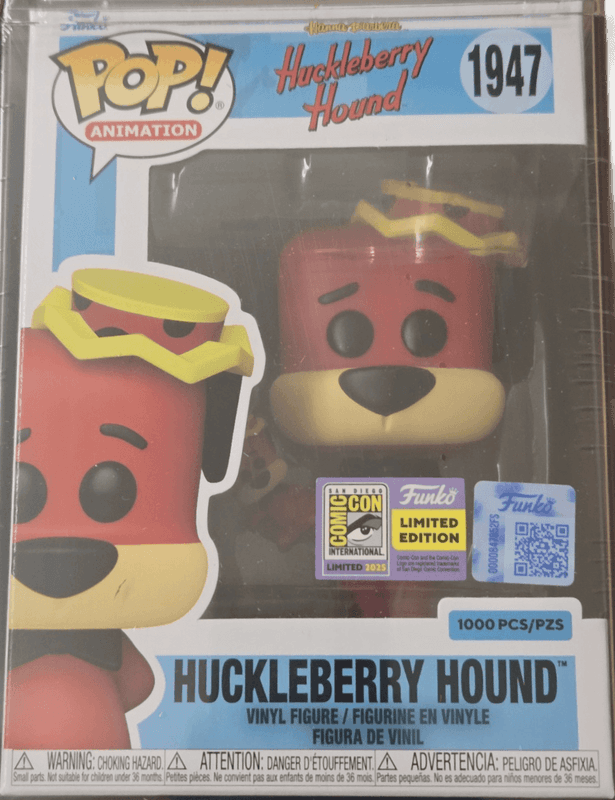 huckleberry hound red san diego comic con qr code 1947