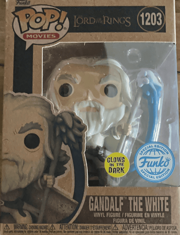 gandalf the white special edition glows in dark 1203