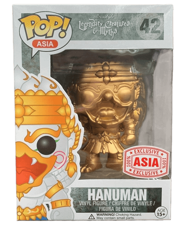 hanuman gold asia white background 42