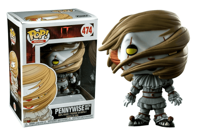 pennywise with wig yellow eyes 474