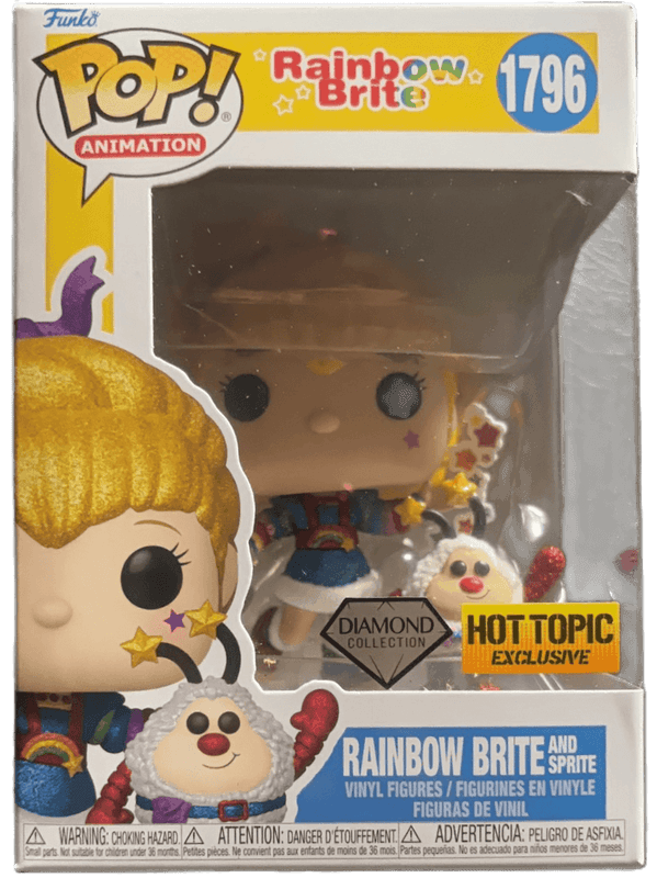 rainbow brite hot topic yellow background diamond 1796
