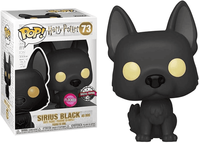 sirius black as dog special edition flocked pink background 73