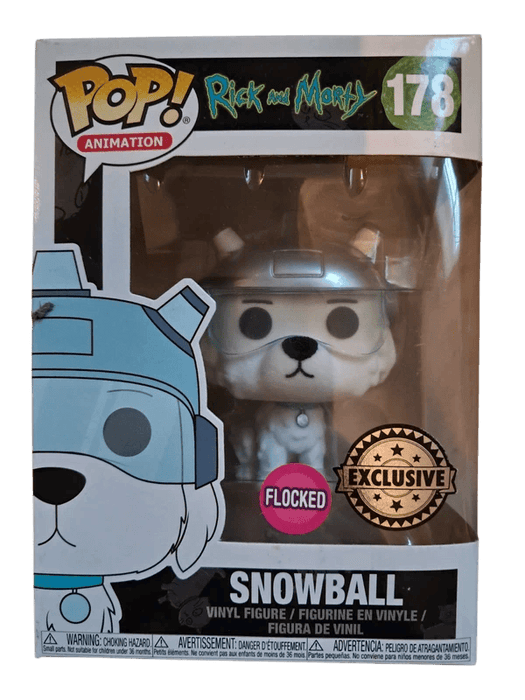 snowball exclusive silver background flocked pink 178