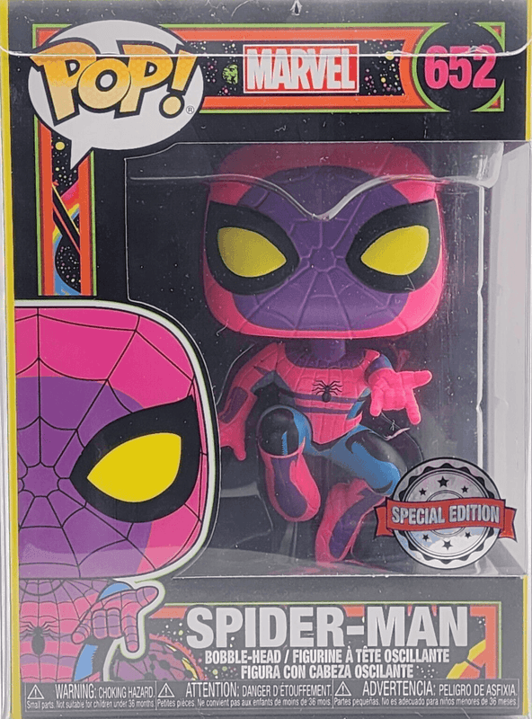 spider man blacklight special edition 652