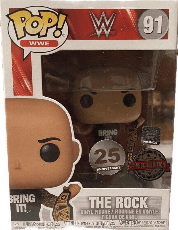 the rock special edition wwe 25 anniversary 91