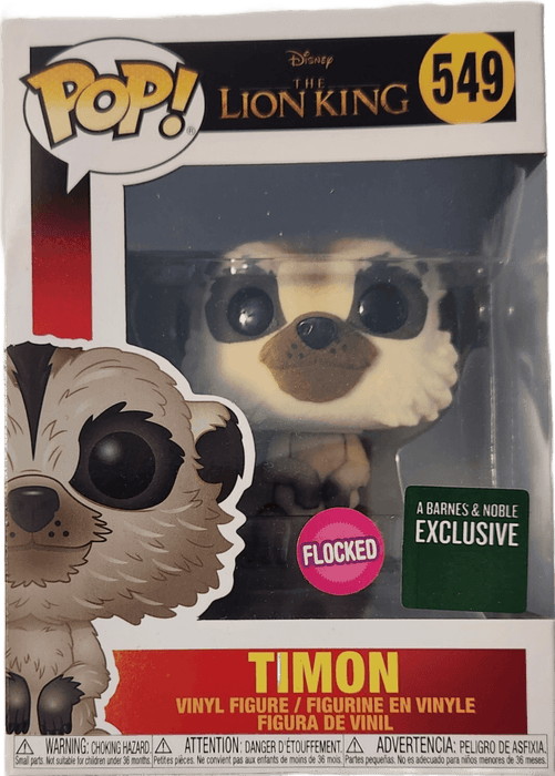 timon a barnes noble exclusive green background flocked pink 549