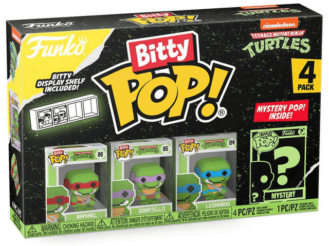 tennage mutant ninja turtles 4 pack