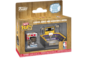 Lebron James and Basketball Arena Funko Pop from NBA