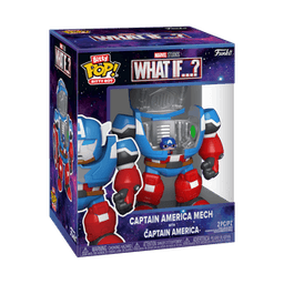 Captain America Mech with Captain America Funko Pop