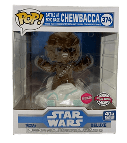 battle at echo base chewbacca special edition flocked pink background 374