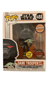 dark trooper with grogu special edition napoli comic con glows in the 488
