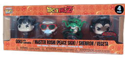 Goku with Kamehameha / Master Roshi (Peace Sign) / Shenron / Vegeta #4 PACK Funko Pop