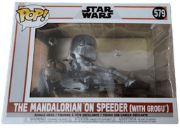 The Mandalorian on Speeder (with Grogu) #579 Funko Pop