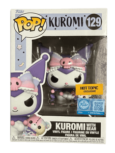 kuromi with bear original blue hot topic yellow background 129