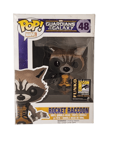 rocket raccoon flocked san diego comic con 2014 48