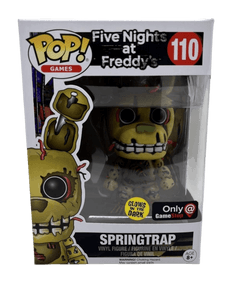 springtrap only gamestop glows in the dark 110