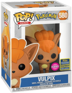 vulpix summer convention flocked pink background 2020 580