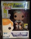 freddy as dr emmett brown san diego comic con 30
