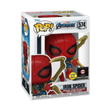 iron spider cc chalice collectibles black background glows in the dark 574