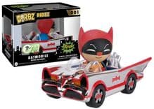 batmobile with batman chrome emerald city comic con 001