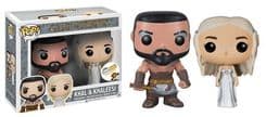 khal and khaleesi thinkgeek 2 pack