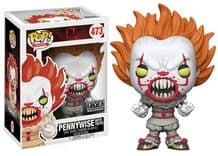 pennywise with teeth yellow eyes fye exclusive black background 473