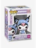 kuromi as baku flocked pink background 111