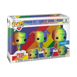 poison ivy harley quinn robin rainbow only at walmart 3 pack