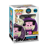 eduardo hot topic yellow background flocked pink 943