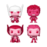 Thor / Hulk / Dr. Strange/ Captain Marvel #4 PACK Funko Pop