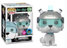 snowball l a comic con flocked pink background 178