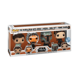 The Mandalorian with Grogu / Ahsoka / Boba Fett / Fennec Shand #4 PACK Funko Pop