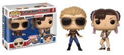 Captain Marvel vs Chun-Li #2 PACK Funko Pop