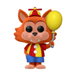 balloon foxy flocked pink background 907