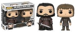 Jon Snow & Bran Stark #2 PACK Funko Pop