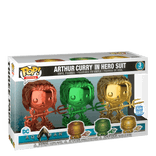 arthur curry in hero suit chrome limited edition 3 pack