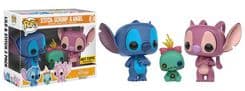 stitch scrump angel hot topic yellow background 3 pack