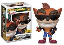 crash bandicoot biker outfit hot topic yellow background 275