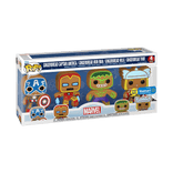 Gingerbread Captain America / Gingerbread Iron Man / Gingerbread Hulk / Gingerbread Thor #4 PACK Funko Pop