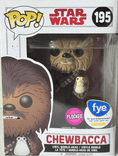 chewbacca f y e white and blue background flocked pink 195