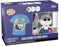 bugs bunny as fred jones flocked pink background