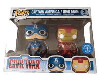 Captain America & Iron Man #2 PACK Funko Pop