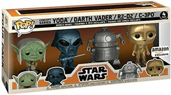 Concept Series: Yoda / Darth Vader / R2-D2 / C-3PO #4 PACK Funko Pop