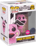 courage the cowardly dog special edition flocked pink background 1070
