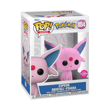 espeon mentali psiana flocked pink background 884