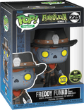 freddy as zombie gunslinger nft release glows in the dark 1900 225