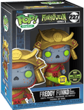 freddy as zombie samurai nft release glows in the dark 999 227