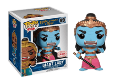 giant lady blue asia white background 99